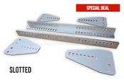 Special - MI 2024 SEAT RAILS KIT -Slotted Silver *ND