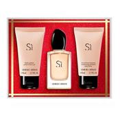 Giorgio Armani Sì Eau De Parfum 50ml Body Lotion 50ml Shower Gel 50ml 3 Piece Set image