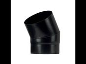 Matt Black Stove Pipe Bend 30 Degree