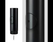 Matt Black Stove Pipe 500mm with Door