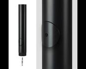 Matt Black Stove Pipe 1000mm with Door