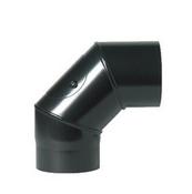 125mm Gloss Black Bend 90 Degree with Door