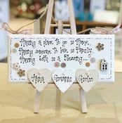 Home &amp; Family Plaque image