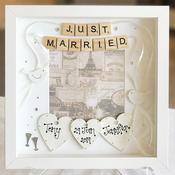 'Just Married..' Wedding Frame image