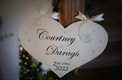 Deluxe Wedding Name Plaque
