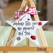 'Precious &amp; Few' Teacher Plaque image