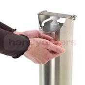Illo Foot Pedal Operated Free Standing Hand Sanitiser Dispenser image
