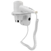 Merlin 1200W Wall Hair Dryer White/Silver trim image