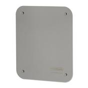 Splash Back Panel - Brushed Stainless Steel - Pre-Drilled with Mirror Screws &amp; Screw Caps image