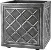 38cm Sq.Lead Effect Planter image