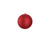 Bauble Unbreakable Red Matt D15cm image