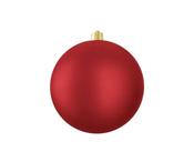 Bauble Unbreakable Red Matt D25cm image