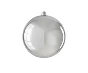 Bauble Unbreakable Silver Shiny D20cm image