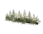 Brush Tablepiece Snowy Micro Led Bo Indoor image