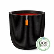 Capi Black Planter Ball Groove NL 43x41cm image