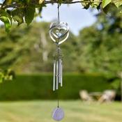 Crystal Heart Windchime