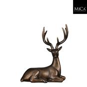 Decoration Deer D. Brown H 40cm image