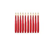 Floating Candle with ON-OFF Remote Control - Red 10pc 15cm image