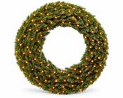 Forest Frosted Wreath Green D120cm