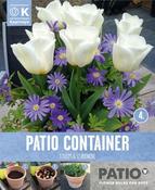 Garden Container Pack Anemone Blue &amp; Tulip White image