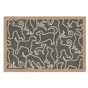 Howler &amp; Scratch Patterned Outlined Dogs 50x75