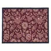 Hug Rug Paisley Floral Burgundy 65x85 image