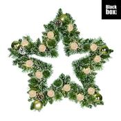 Kaprun Wreath Star Green Frosted D60cm