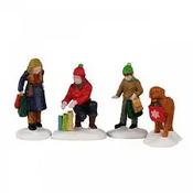 Lemax Festive Holiday Shoppers image