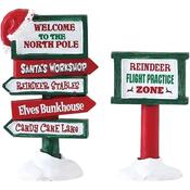 Lemax North Pole Signs image