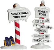 Lemax North Pole Signs image