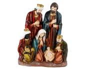 Nativity Magnesium Holy Family On Stone
