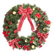 Poinsettia Wreath Dia 80cm image