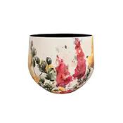 Pot Floral White D33 H28 image