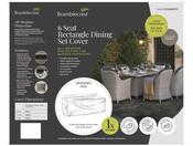 Rectangle 180 x 105cm Firepit Table Set Cover