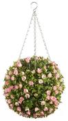 Topiary Pink Rose Ball 30cm image