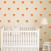 Fox Face Wall Decals image