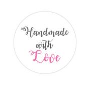 Handmade With Love Stickers/Labels image