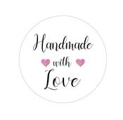 Handmade With Love Stickers/Labels