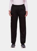 Cherokee Core Stretch Women's Mid Rise Pull-On Cargo Scrub Trousers WWE4005 - Black image