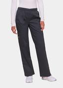 Cherokee Core Stretch Women's Mid Rise Pull-On Cargo Scrub Trousers WWE4005 - Pewter image
