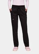 Cherokee WW Revolution Women's Mid Rise Tapered Leg Drawstring Scrub Trousers WWE105 - Black