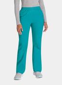 Dickies EDS Signature Women's Natural Rise Tapered Leg Pull-On Scrub Trousers DKE86106 - Teal image