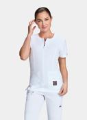 Koi Lite Serenity Scrub Top - White image
