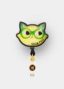 Koi Retractable Shaker Badge Reel - Sour Puss