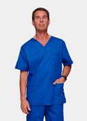 Cherokee Core Stretch Unisex V-Neck Scrub Top WWE4725 - Royal image