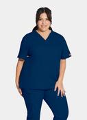 Unisex Dickies EDS Signature Tuckable V-Neck Scrub Top DKE83706 - Navy image