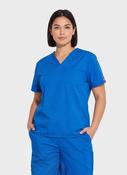 Unisex Dickies EDS Signature Tuckable V-Neck Scrub Top DKE83706 -Royal image