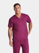 Unisex Dickies EDS Signature Tuckable V-Neck Scrub Top DKE83706 - Wine