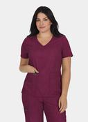 Koi Basics Becca Scrub Top - Wine image