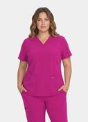 Koi Next Gen Hustle And Heart Scrub Top - Azalea Pink image